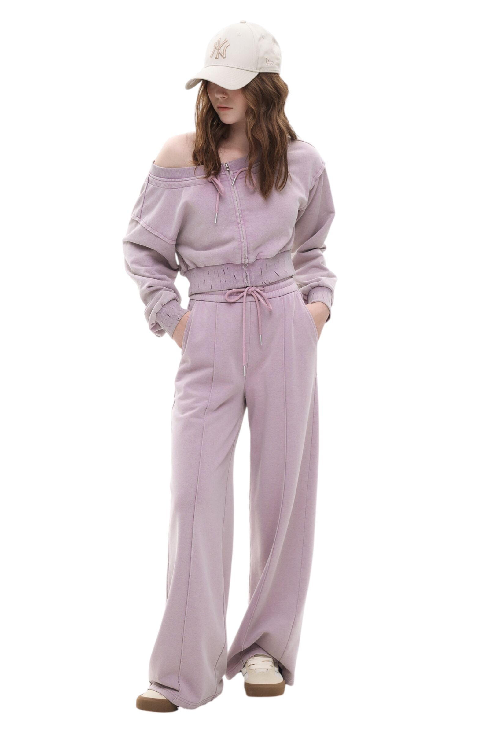 Брюки дев. АРТ.AA237384,фиол,хл