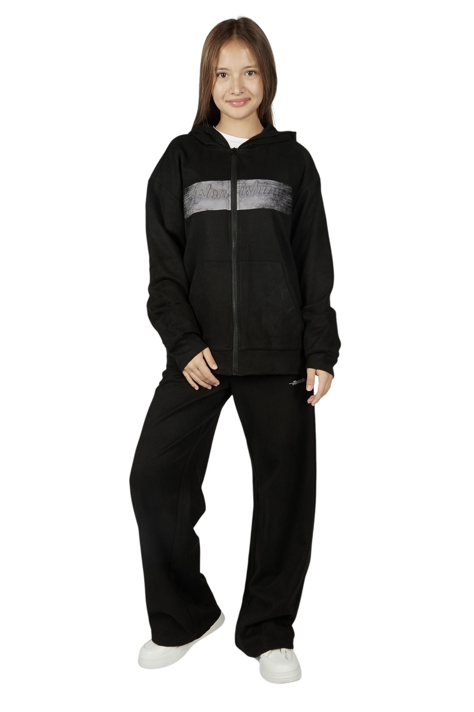 Брюки АРТ.G-TR26020,чер,вис-эл