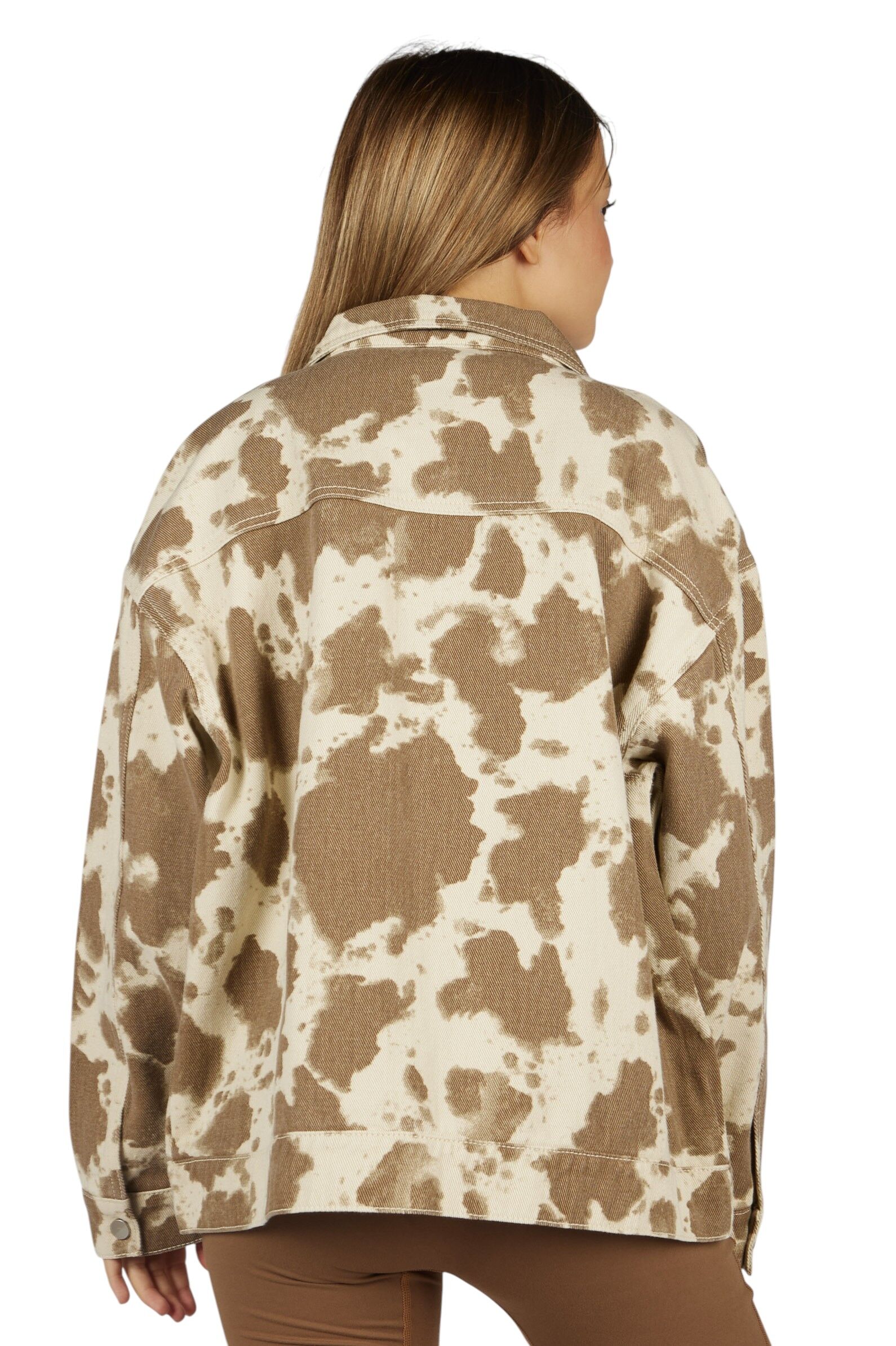 Джинсовка дев.АРТ.G-JCK26077,беж-кор,хл