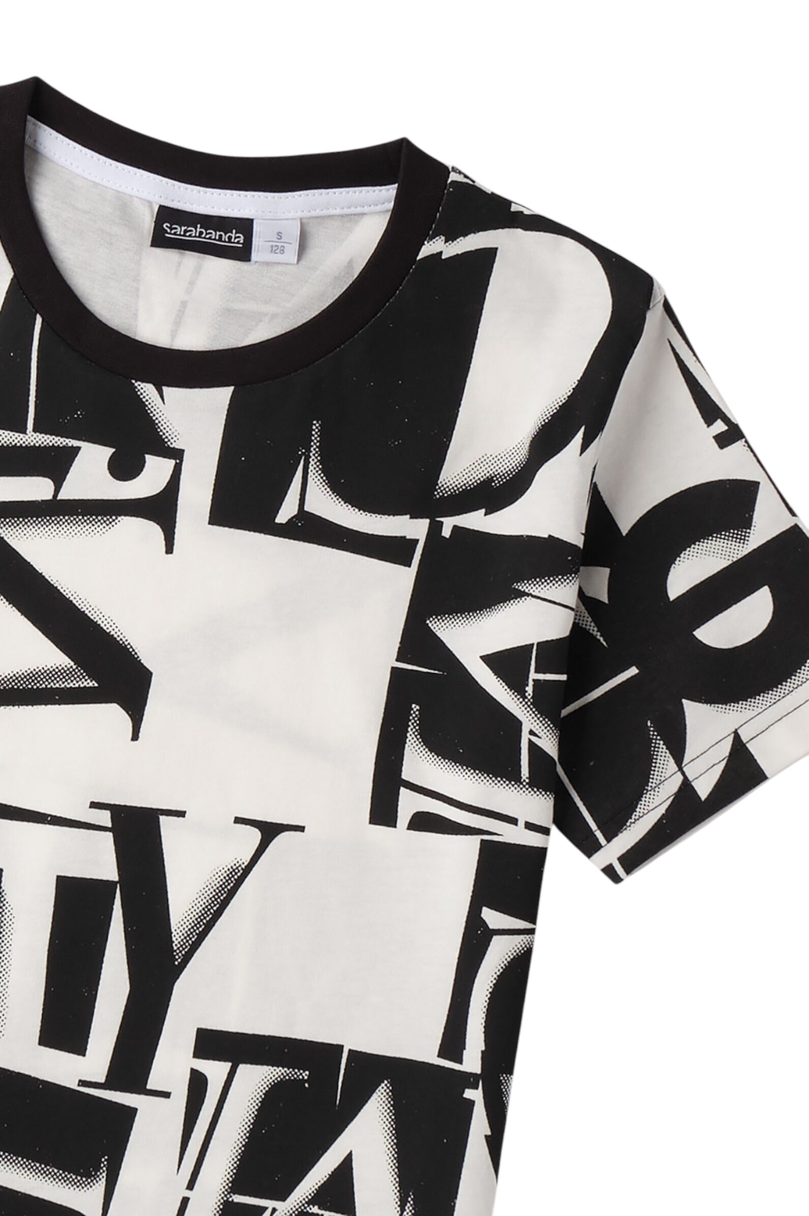 Футболка мал. АРТ.0.B738.00,бел-чер,хл