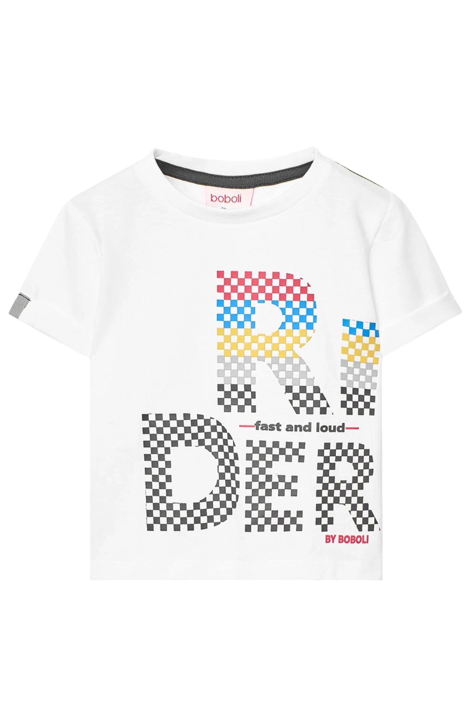 Футболка мал. АРТ.341031,бел-мул,хл