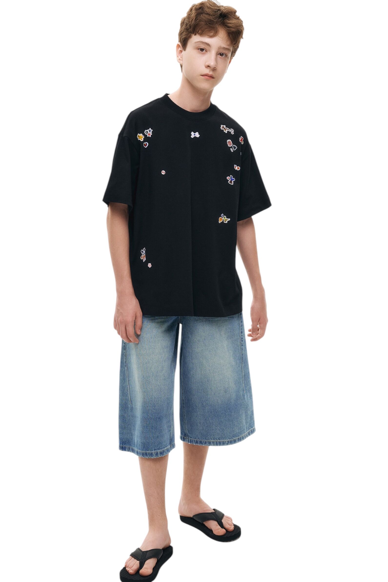 Футболка АРТ.AA235050,чер-мул,хл