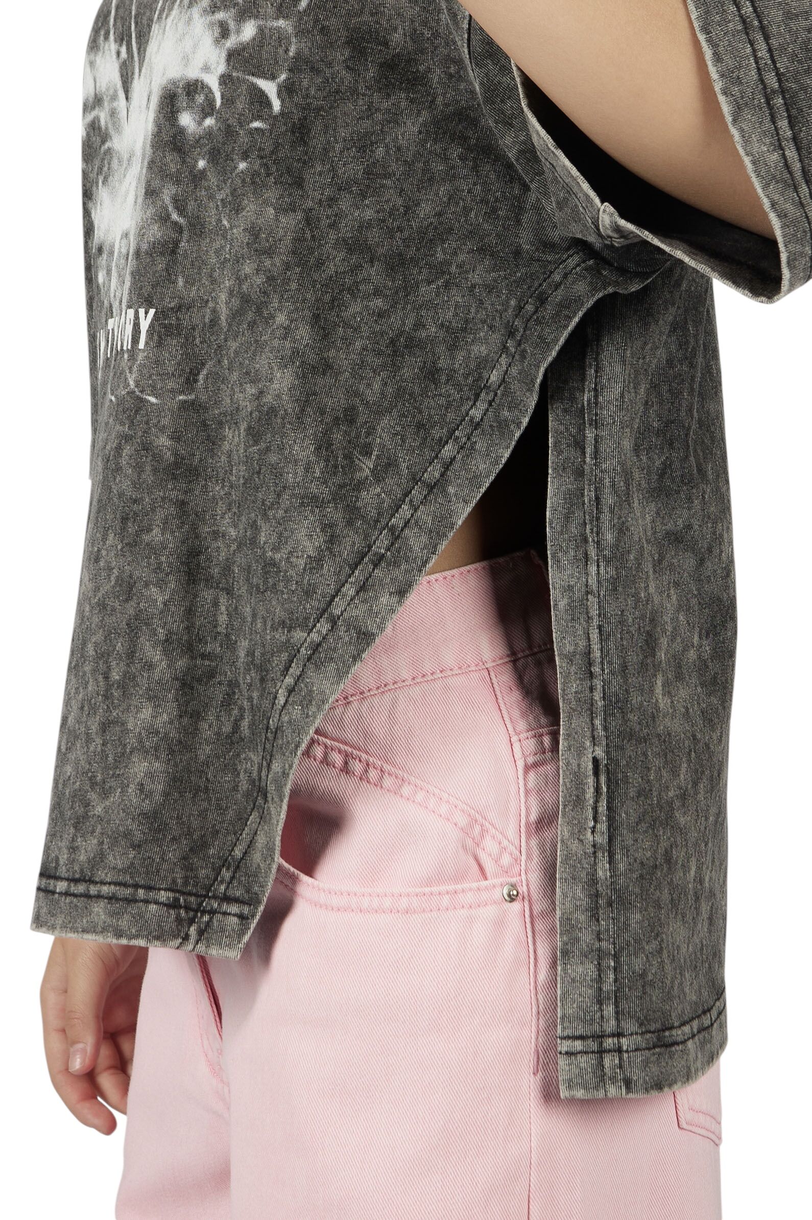 Футболка дев. АРТ.G-TS26007,сер,хл