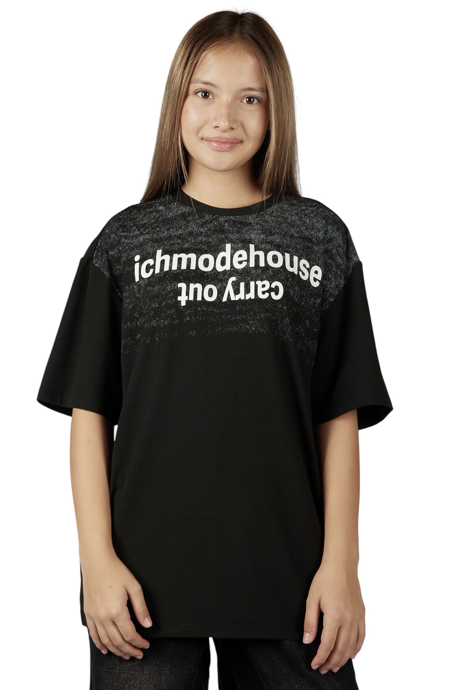 Футболка АРТ.G-TS26106,чер-бел,вис-эл