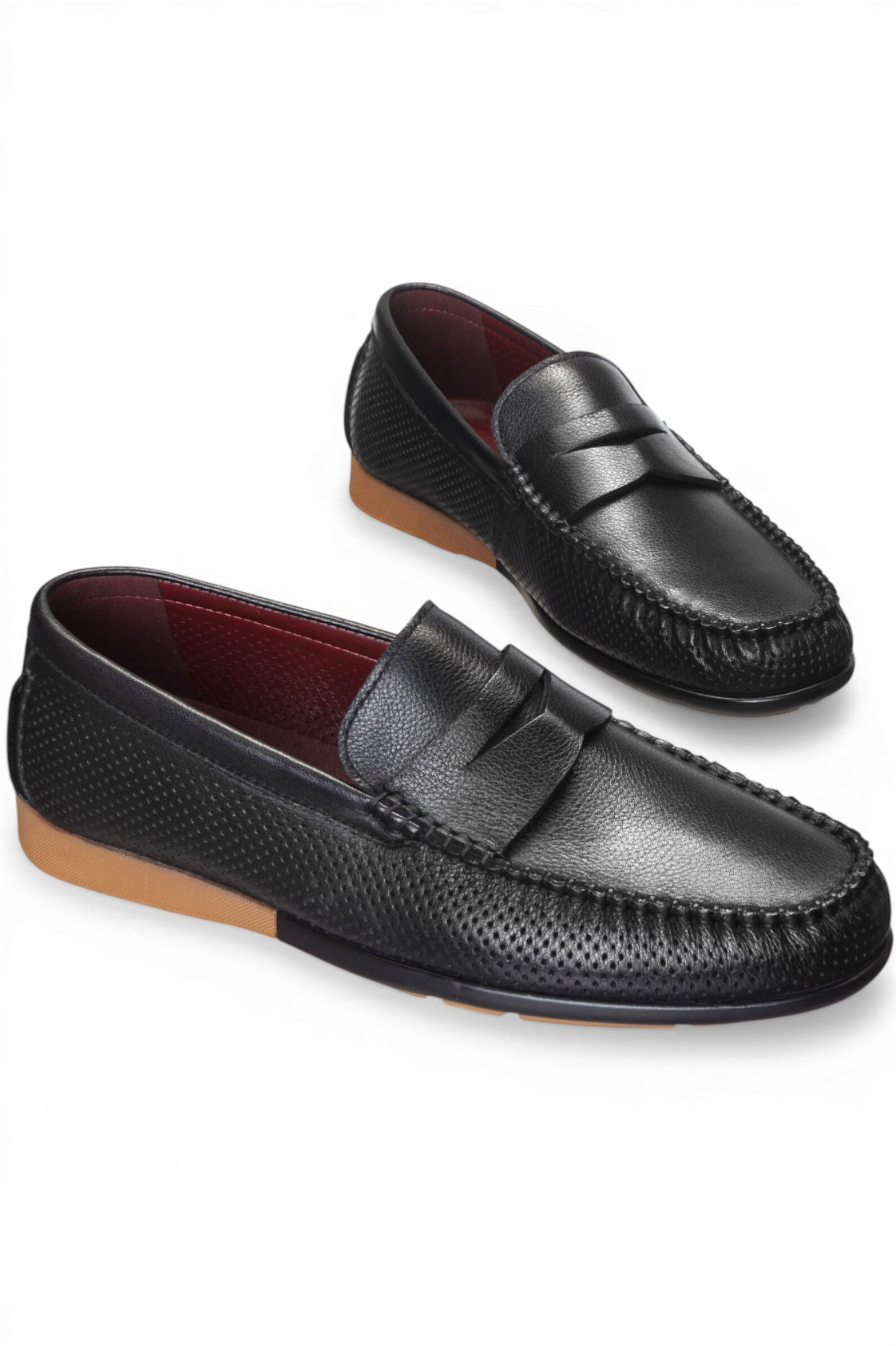 Мокасины муж.АРТ.KD13-580-07A-25,чер,н.к/н.к