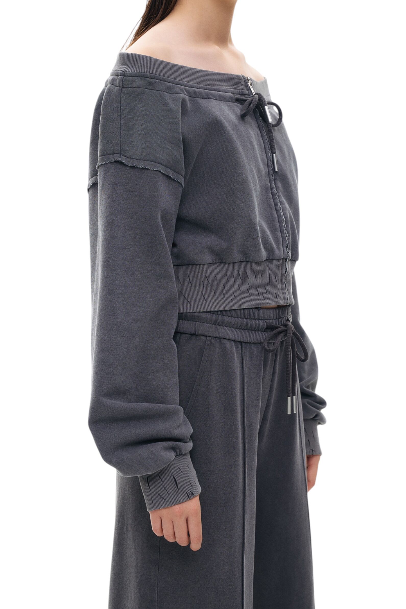 Толстовка дев. АРТ.AA235001,сер,хл