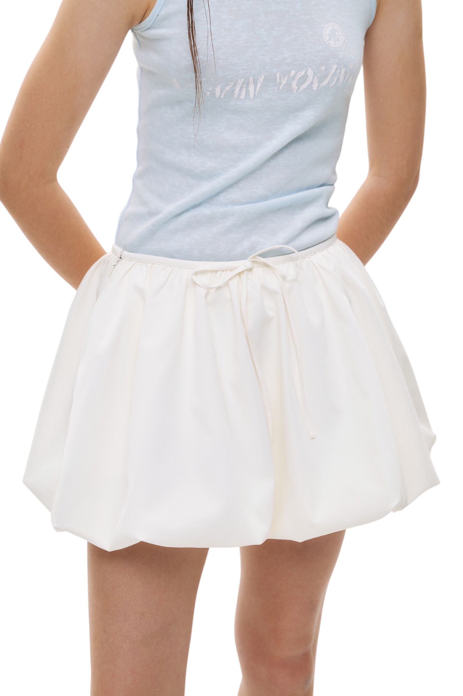 Юбка дев. АРТ.AA239583,бел,вис-пэ-эл